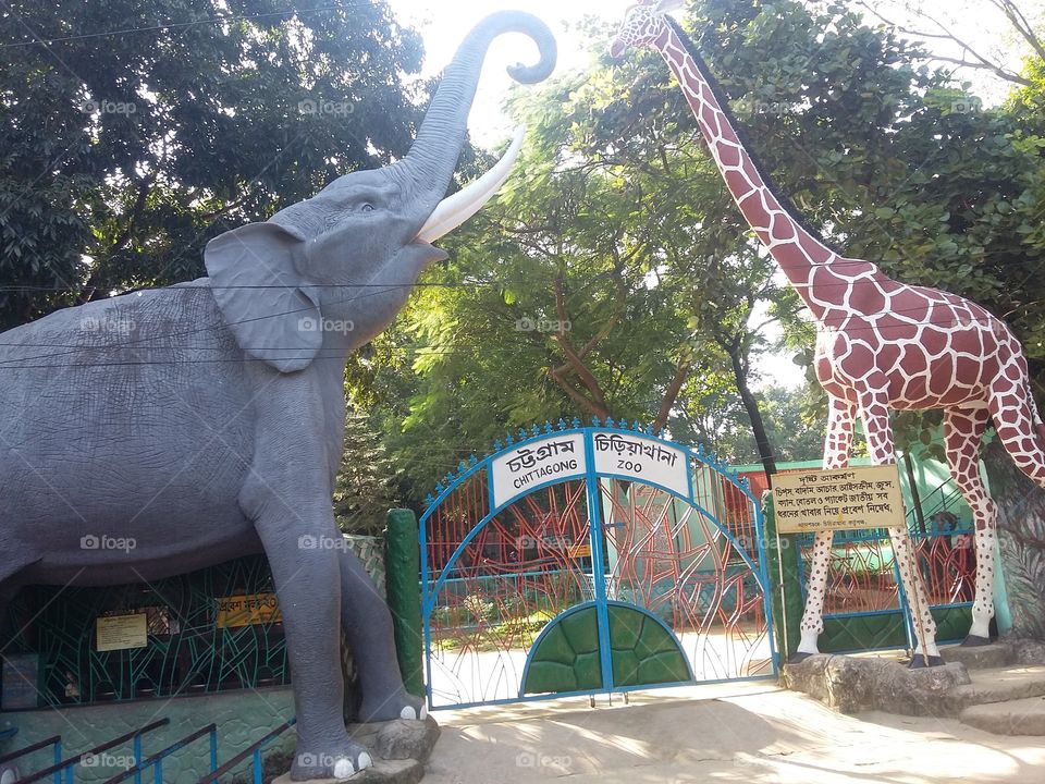 Chittagong zoo gate 02