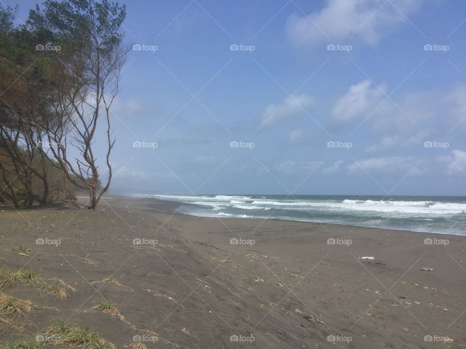 Hindia beach from yogyakarta