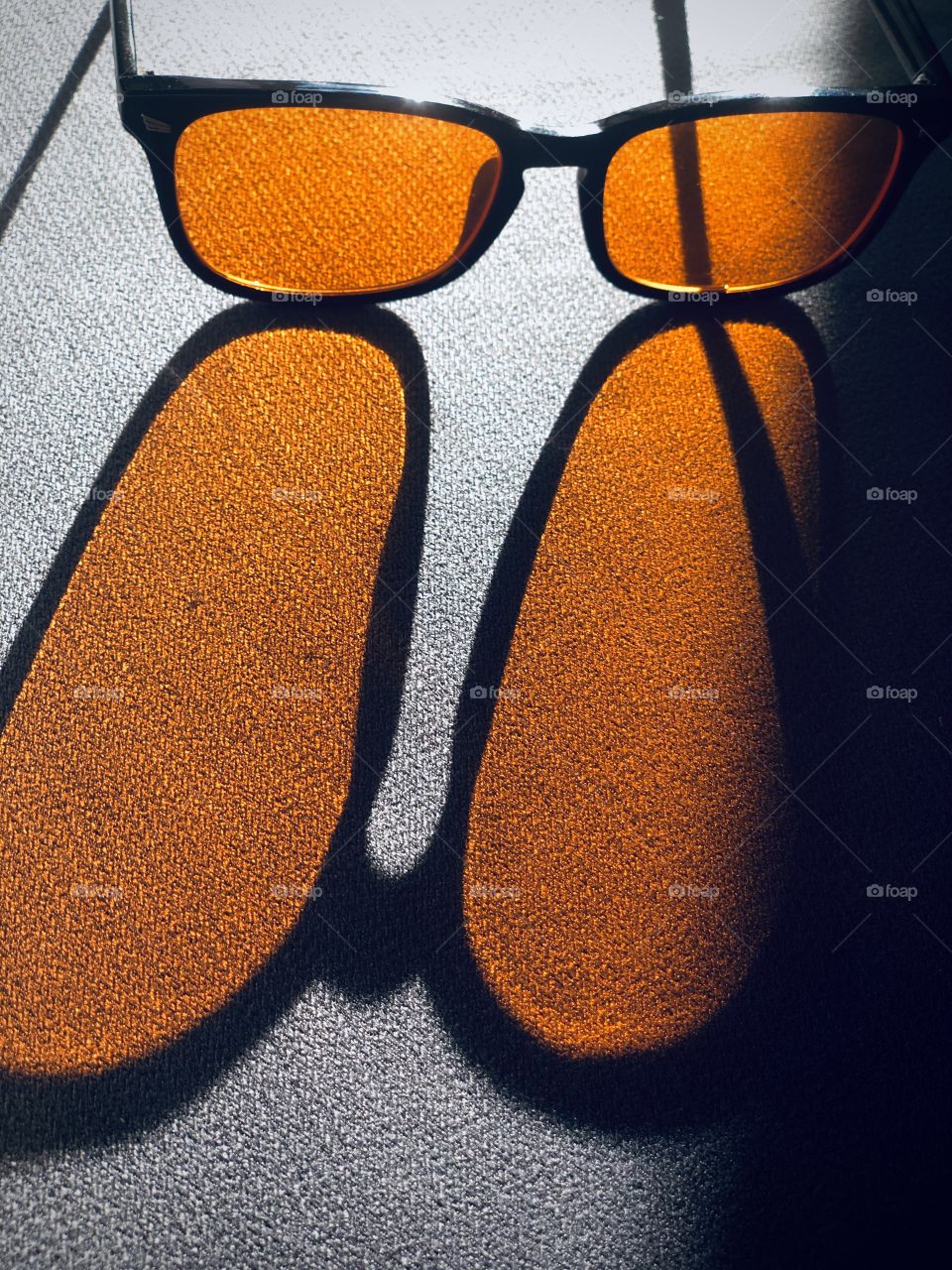 Orange glasses 