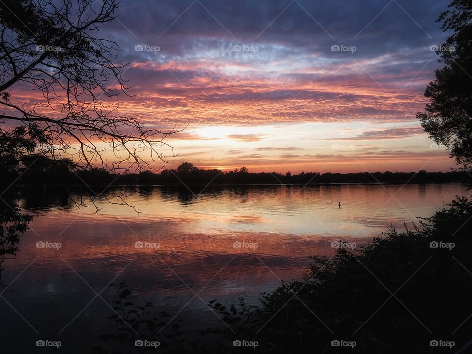 Sunset Boucherville Québec 