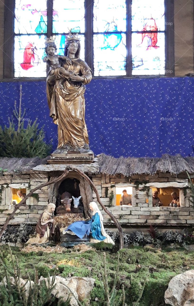 crèche de Noël à Honfleur