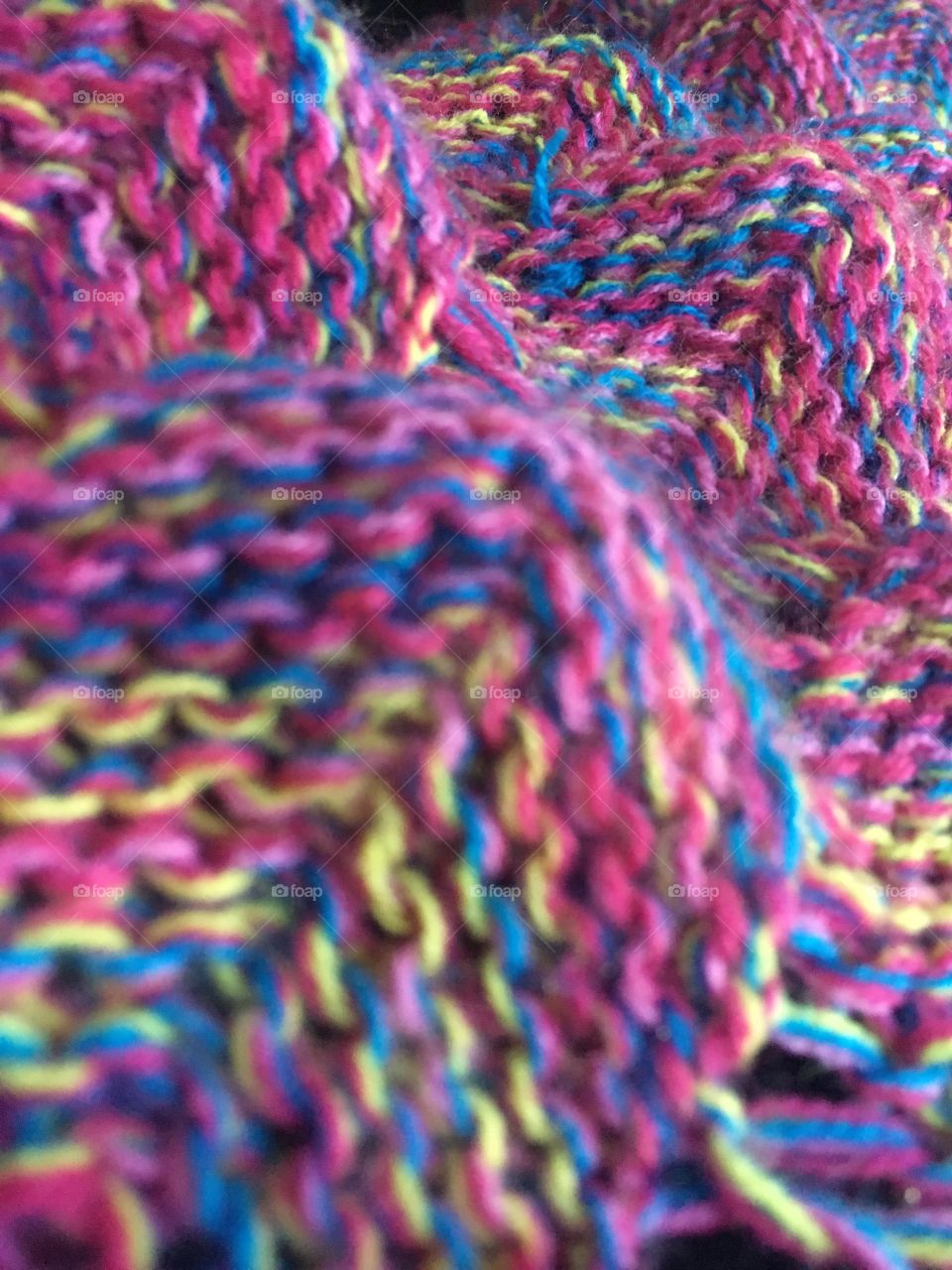 Knit mermaid blanket 