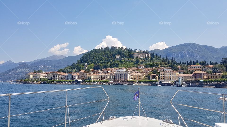 Boat trip on lake Como Italy, Bellagio