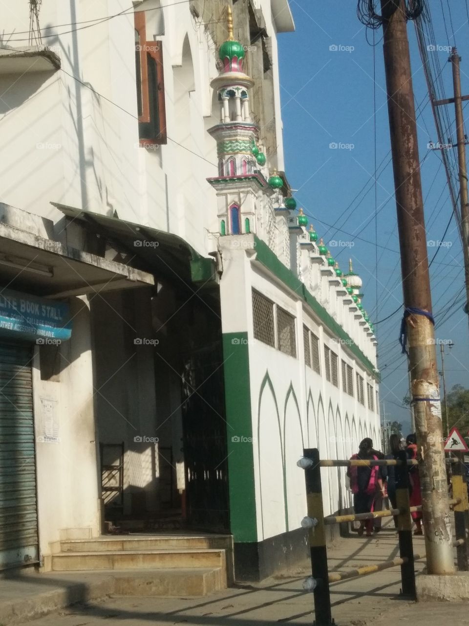 Masjid Architecture  in sidewall