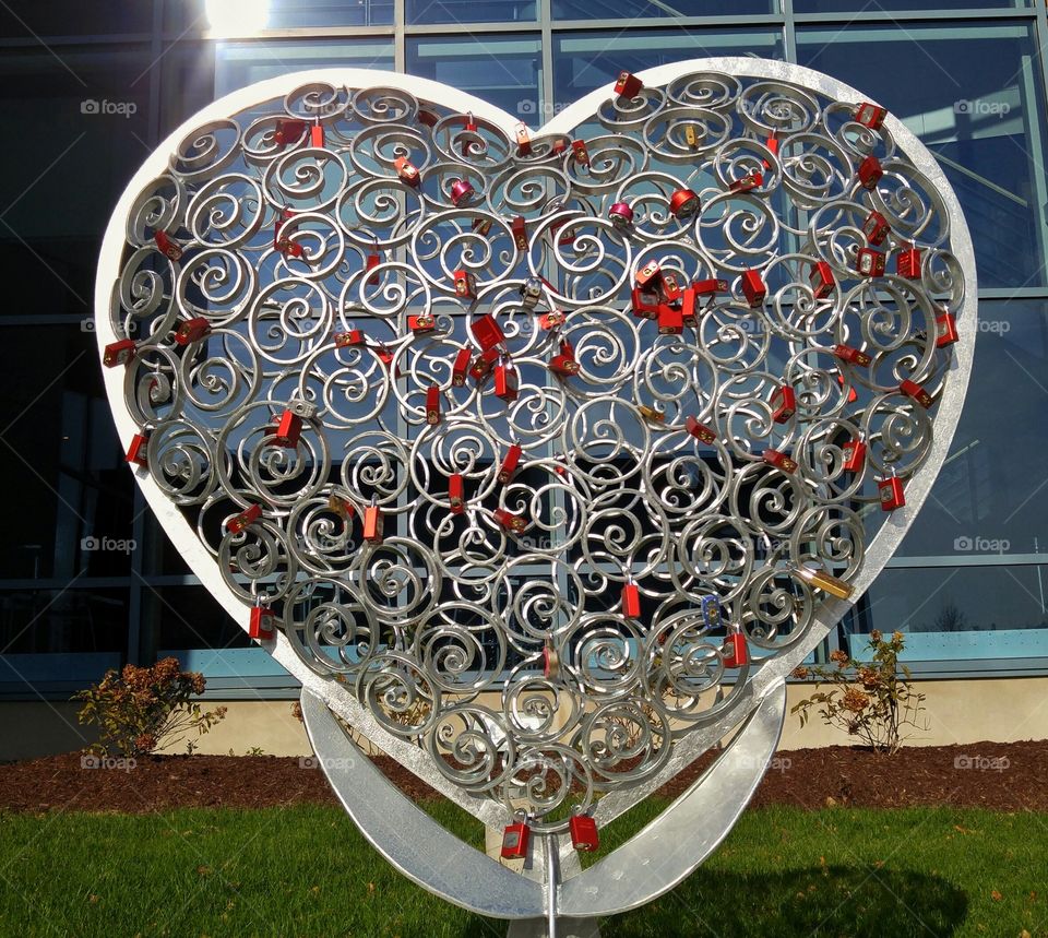 Steel hard with padlocks