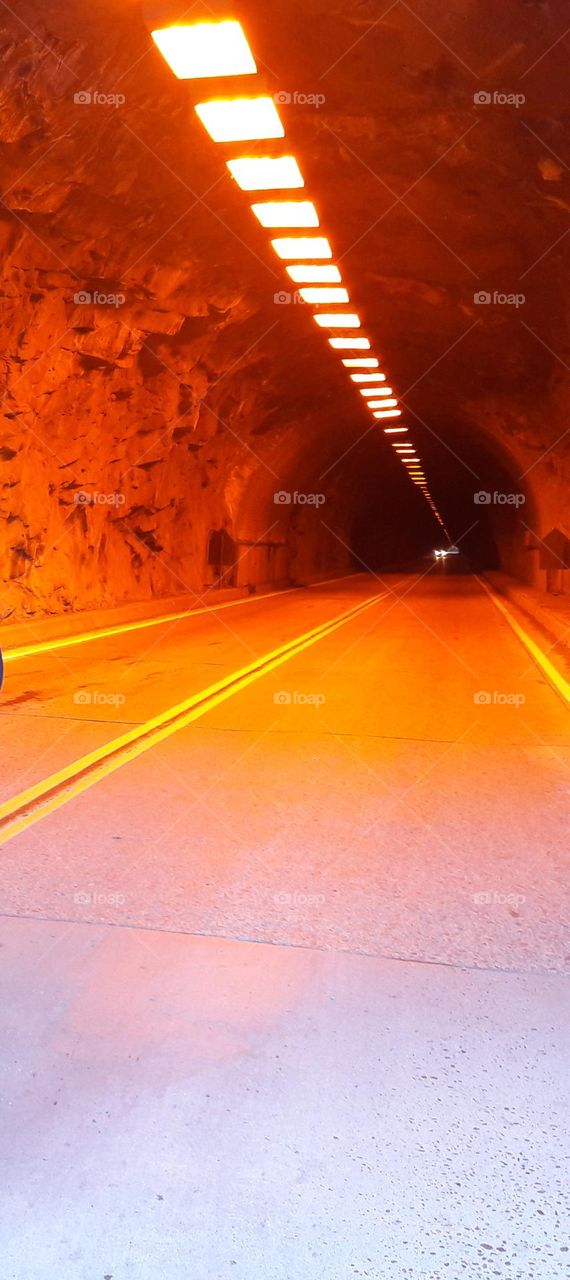 Orange tunnel