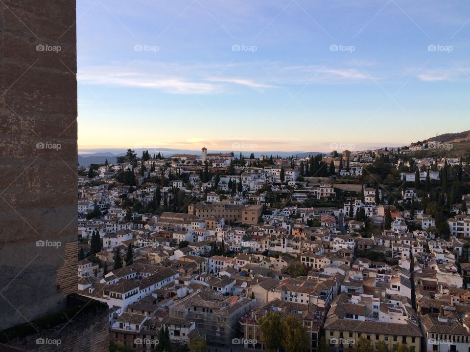 View over Granada, Spain