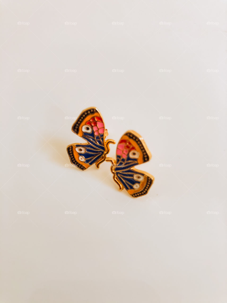 Butterfly colorful earrings 