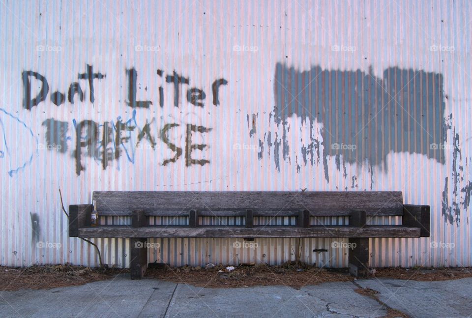 Confusing, Incorrect English or Misspelling, it unknown whether the author wanted to say Don't Loiter or Litter but wrote Don't Liter. In NYC