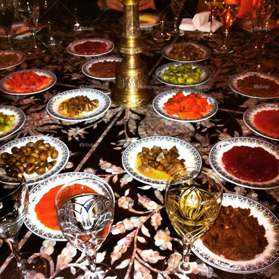 Moroccan meal