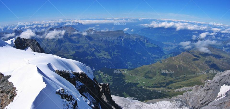 View from Jungfraujoch