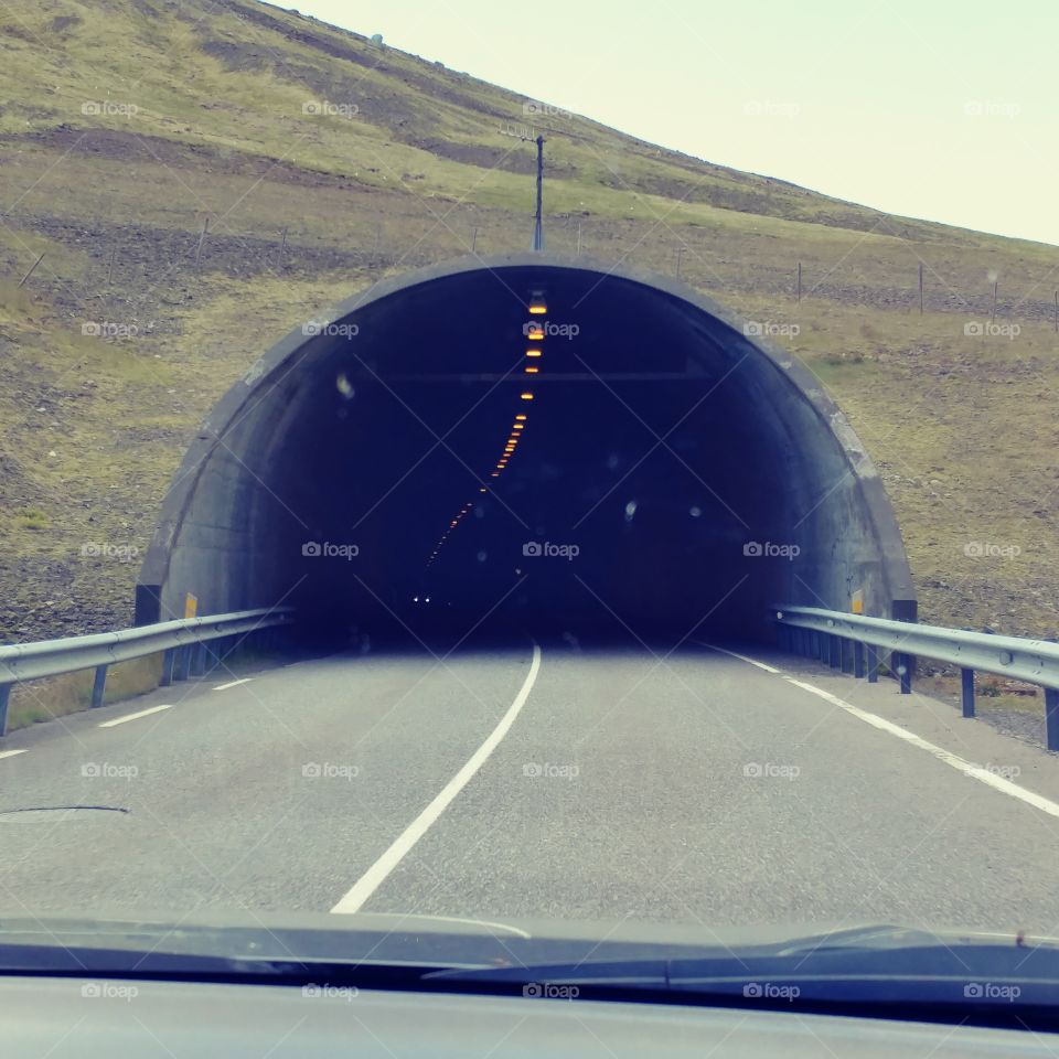 Tunnel from Pjódvegur to Landmannalaugar