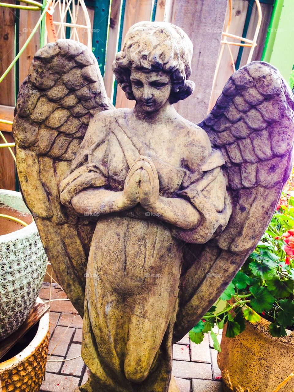 Angels statue