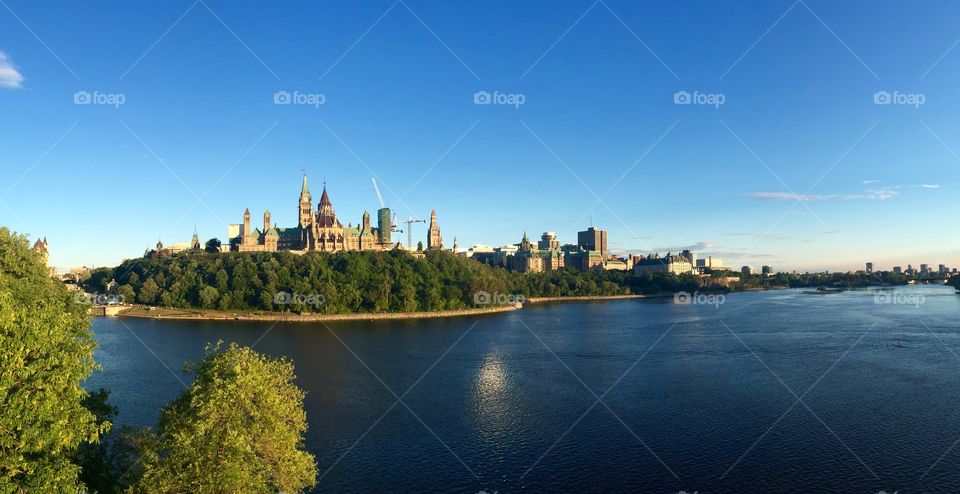 Capitol on river