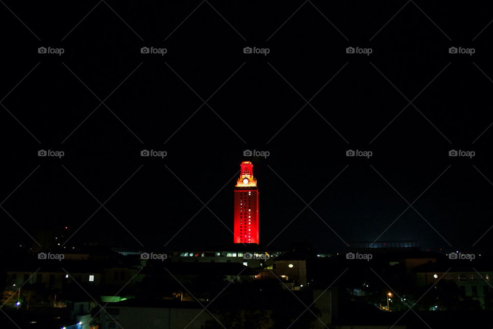orange night tower texas by avphoto