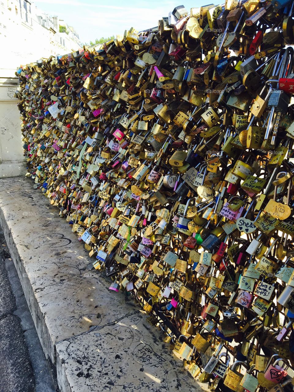 Lock of love  in Paris 