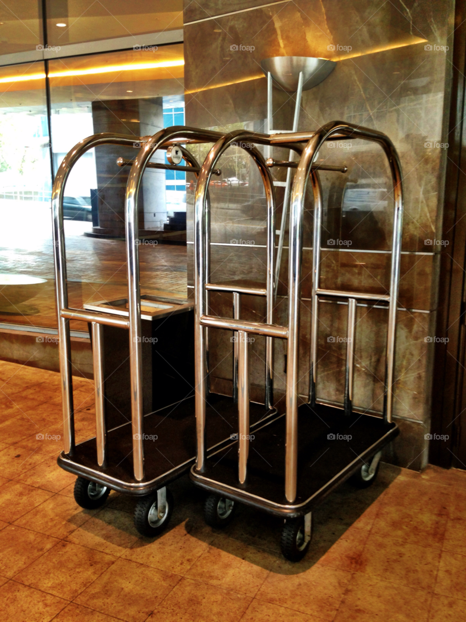 hotel luggage service cart by jmsilva59