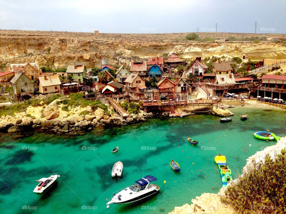 Popeye's Village, Malta 

What a magical place to be!! This little village was built specifically for the Film Set of the 1980 Musical Production “Popeye”, also known as 'Popeye Village' today is one of Malta's major tourist attractions. The film set was constructed in Anchor Bay during the last 7 months of 1979.

