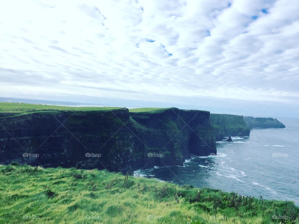 Irish Cliffs by the sea