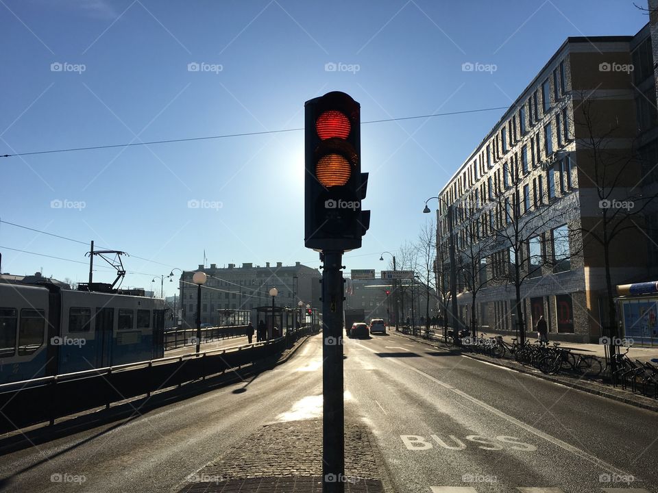 Train, Railway, Street, Transportation System, Locomotive