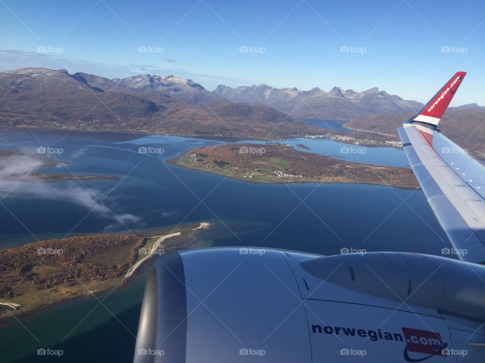 Norway from the above 