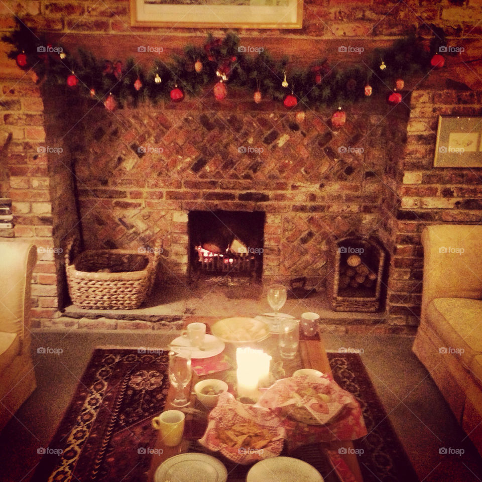 Christmas by the Fire