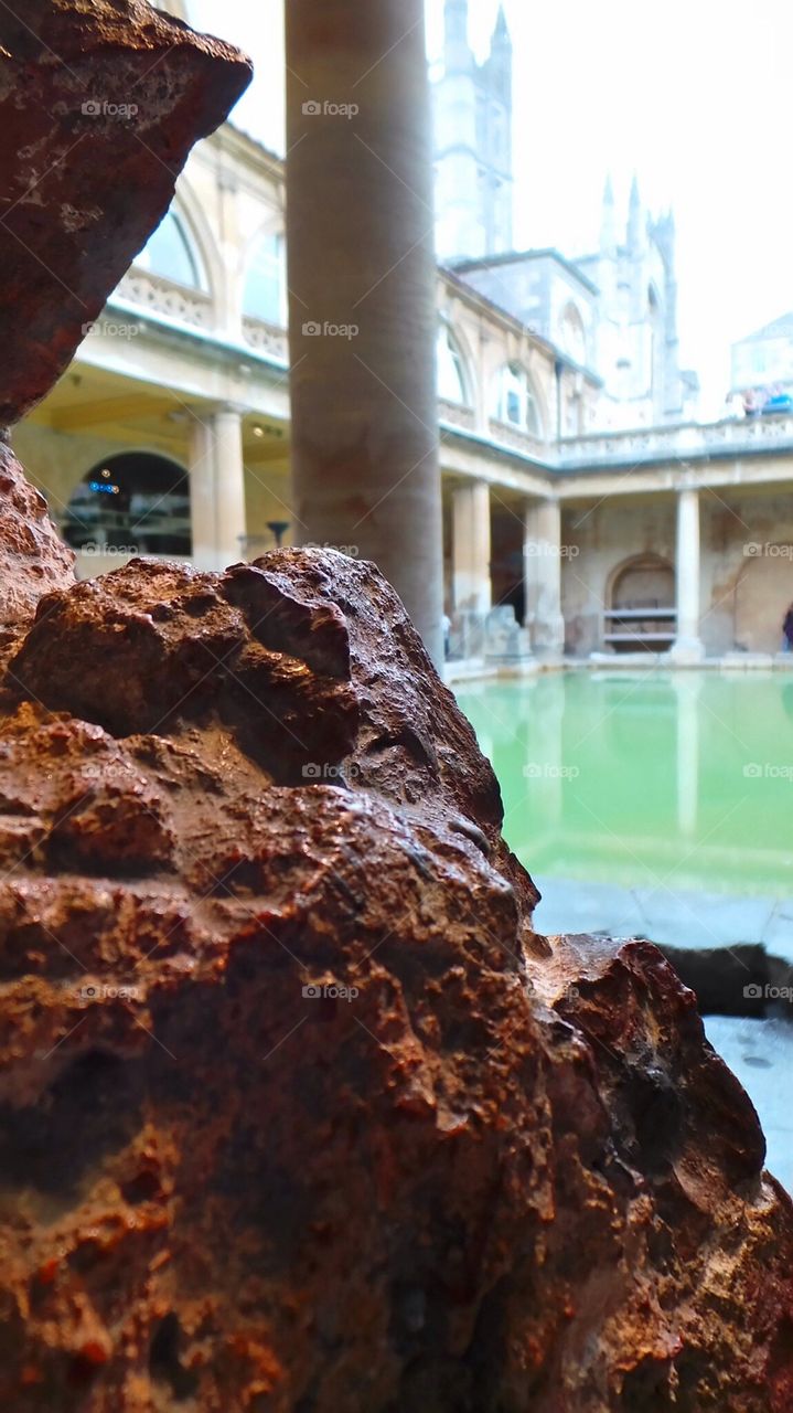 The Roman baths in Bath