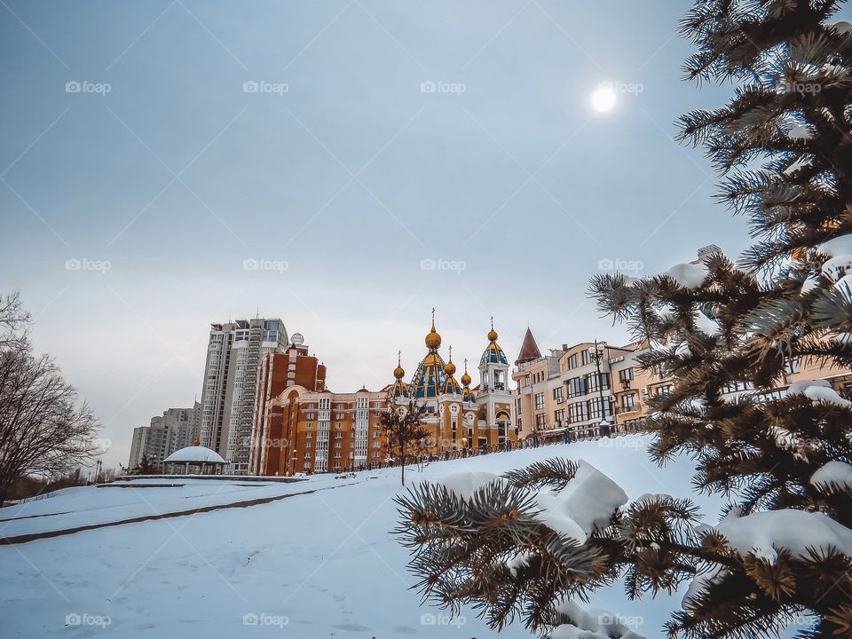 Winter city 