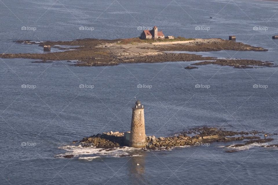 Whaleback Lighthouse aerial