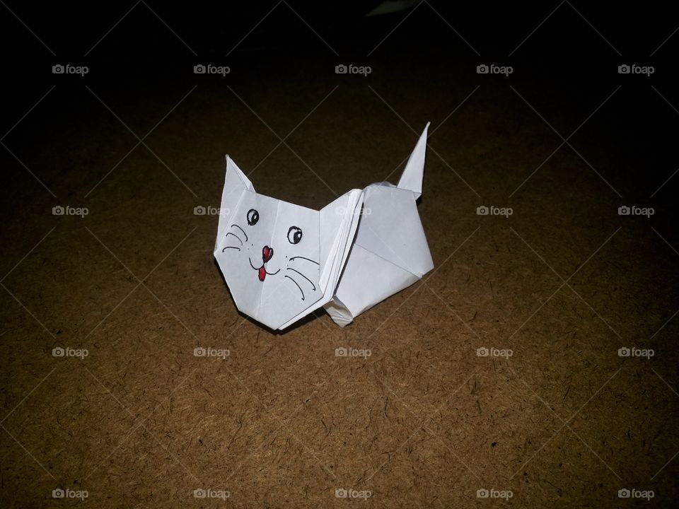 paper craft cat by me