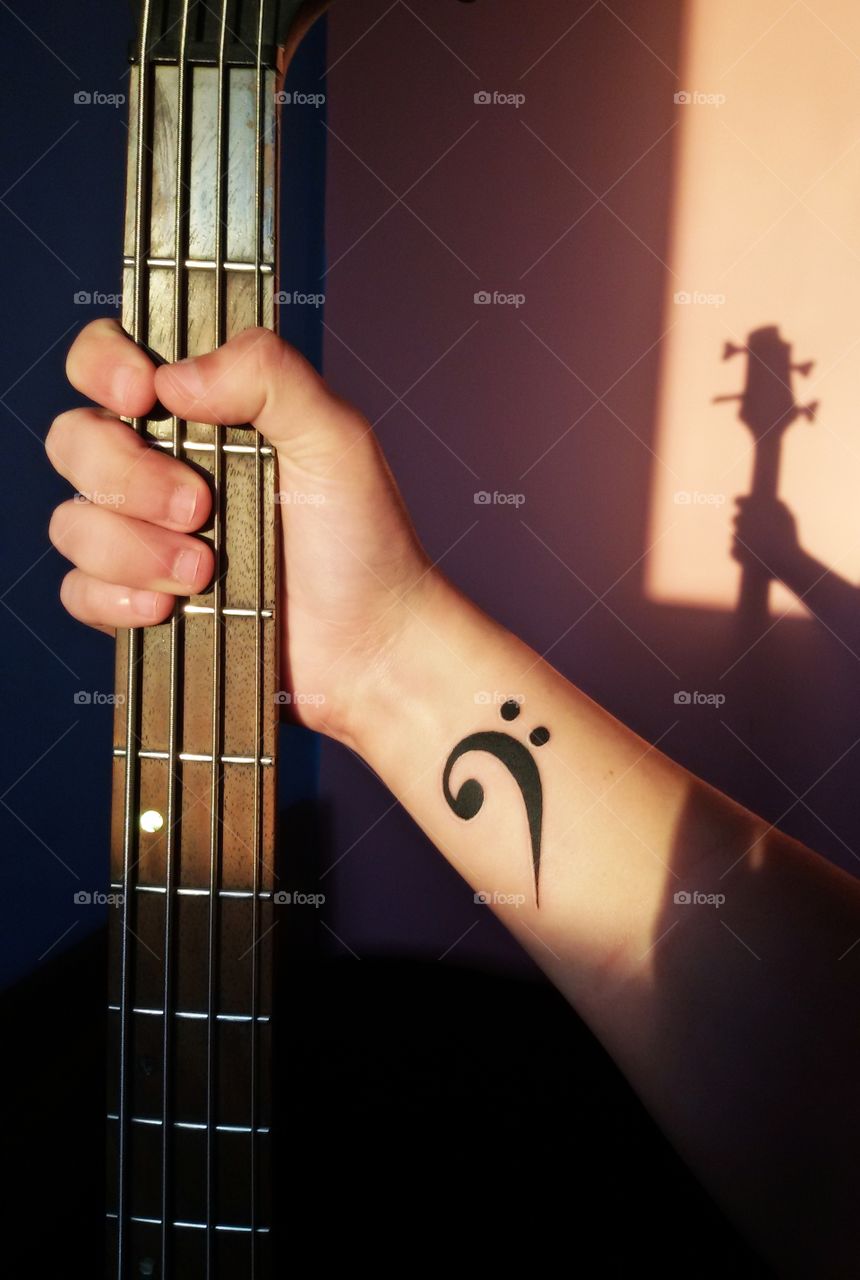 My favourite instrument and my only tattoo (for now)...