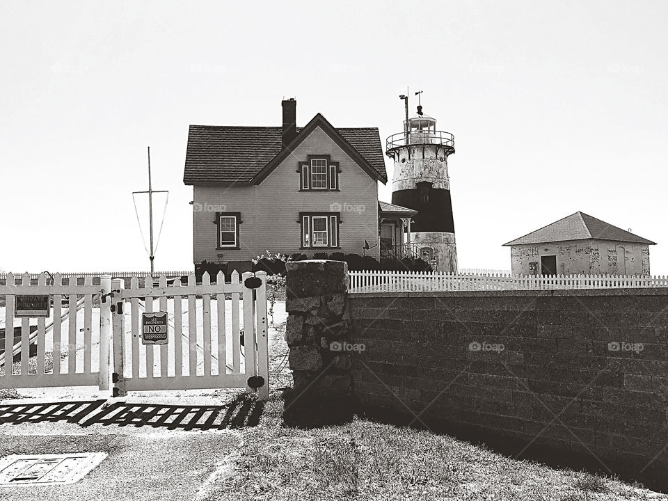 Stratford Point Lighthouse in Stratford, Connecticut 