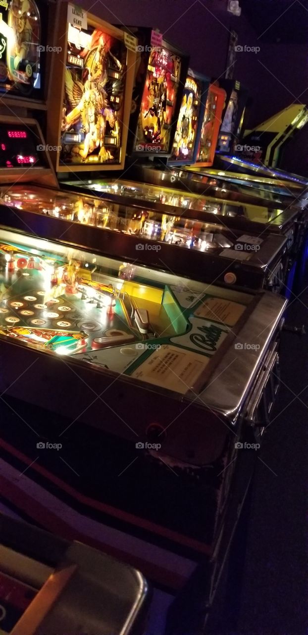 Vintage Pinball, perfect for passing time!