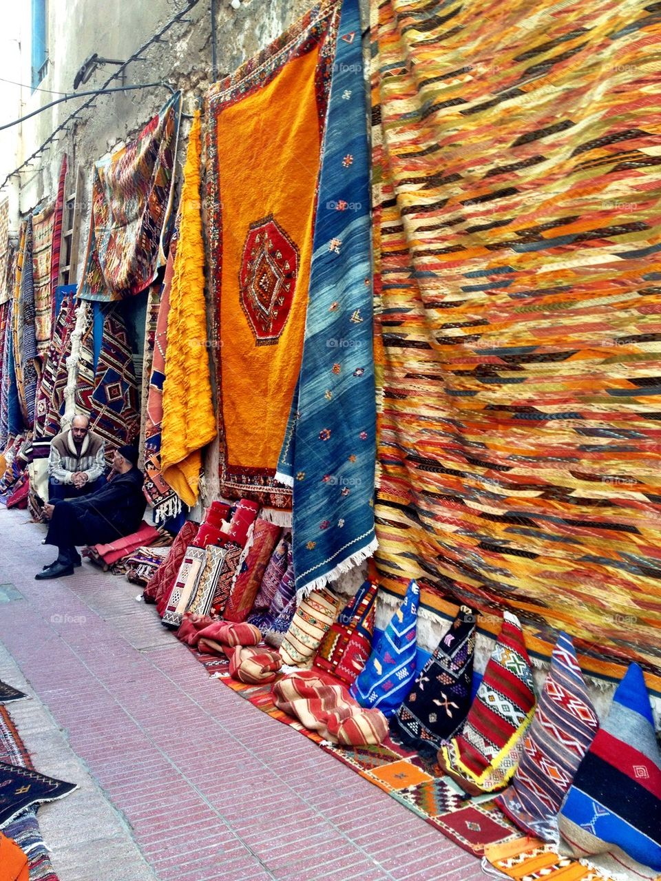 Moroccan tapestries 