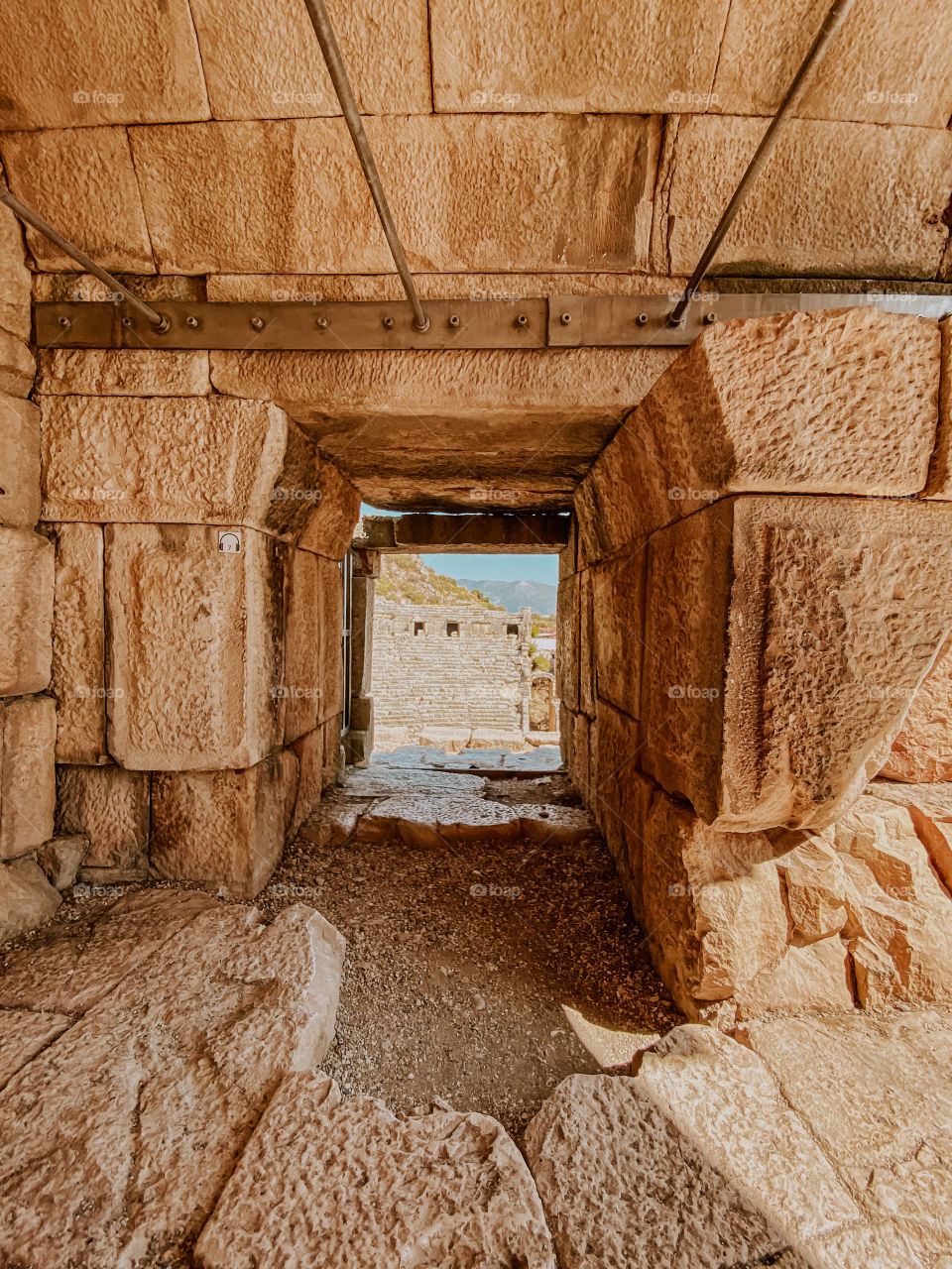 Window in the amphitheater 