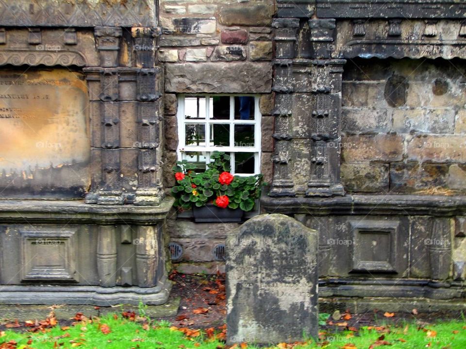 Cemetery window