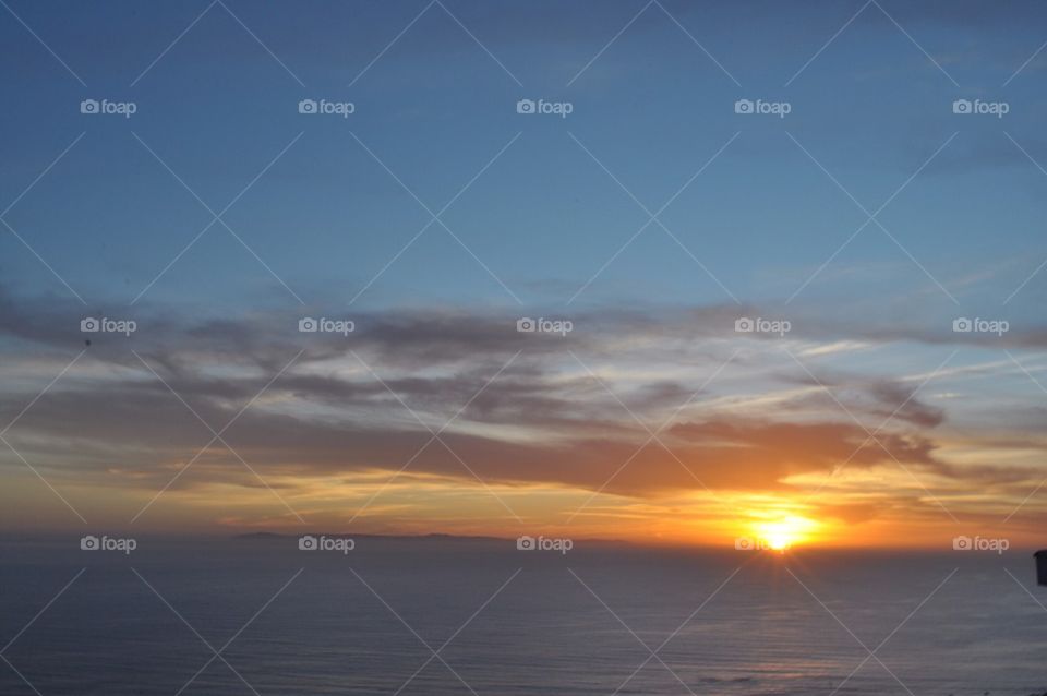 Sunset over Catalina 