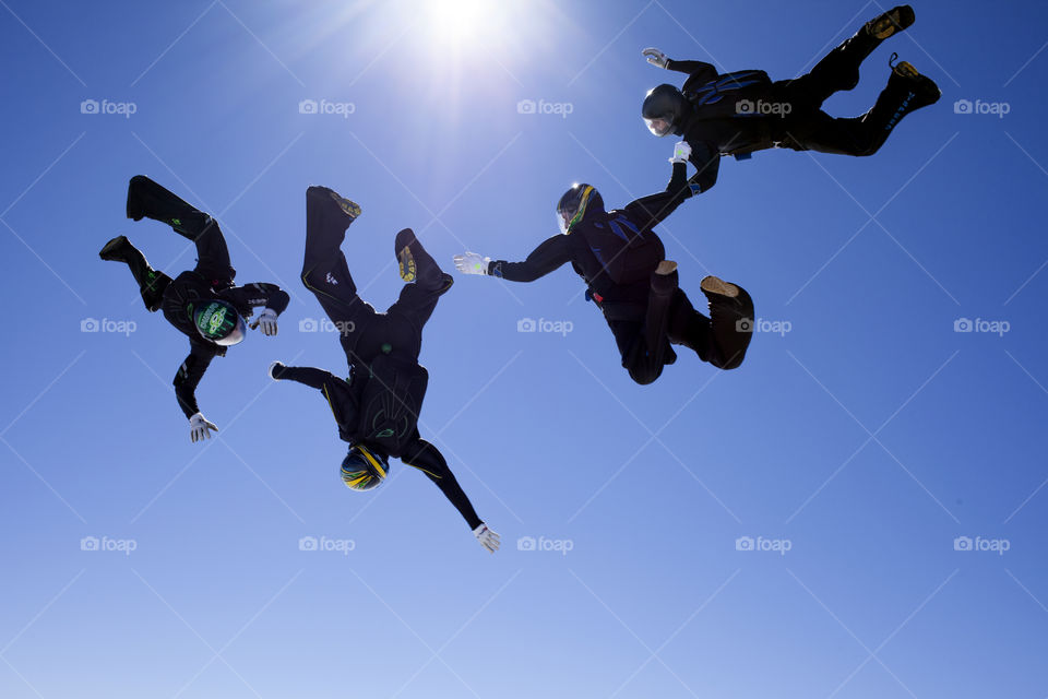 Skill, Sky, Action, Teamwork, People