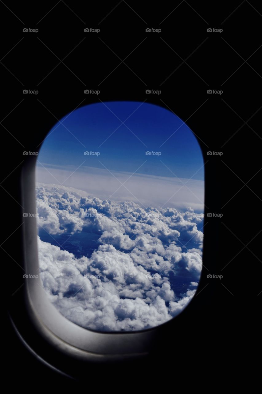 My view from my plane seat