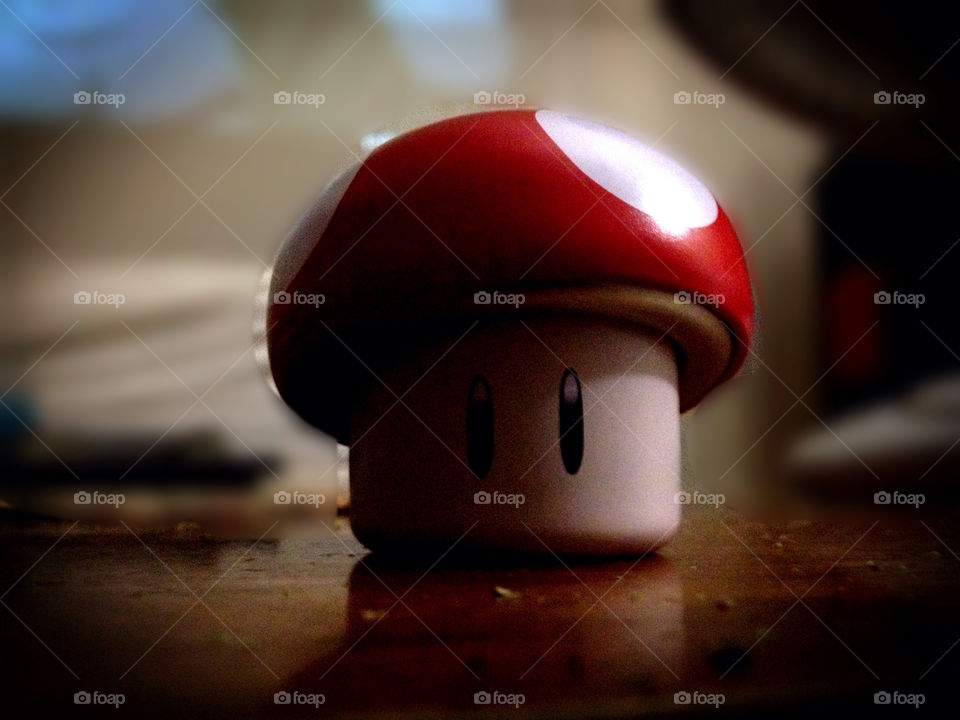 Mario Bros power up mushroom in everyday life