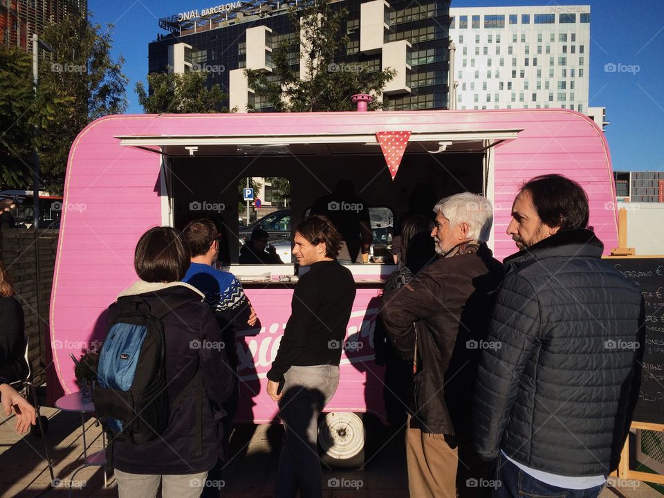 Pink Food Truck