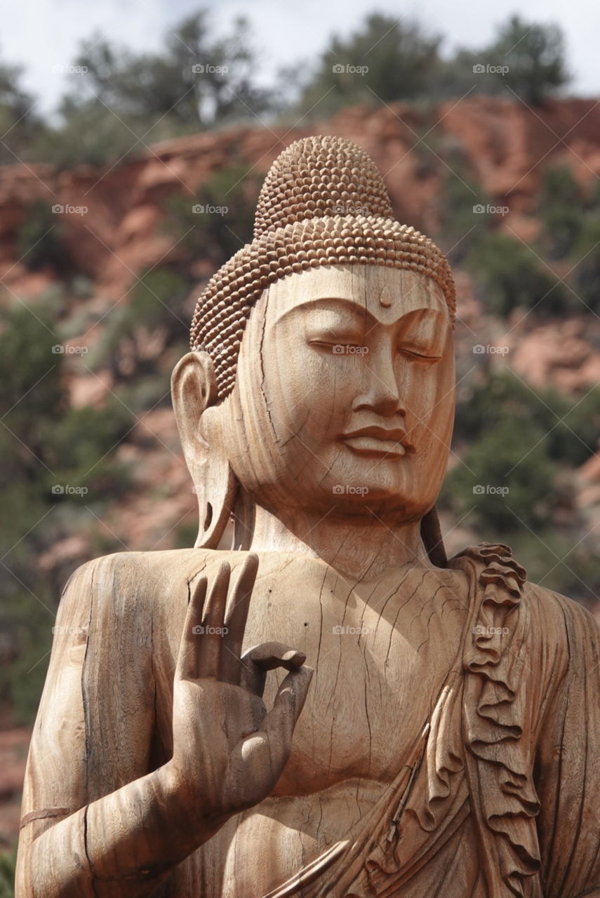 Amitabha Stupa at Peace Park in Sedona, Arizona 