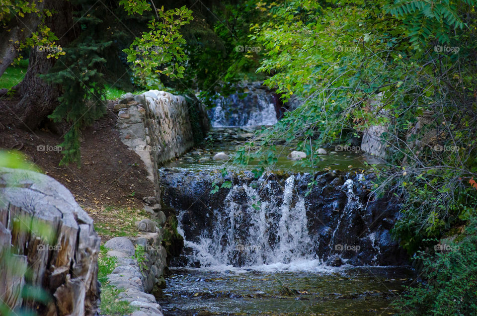 Water, Waterfall, Stream, No Person, River