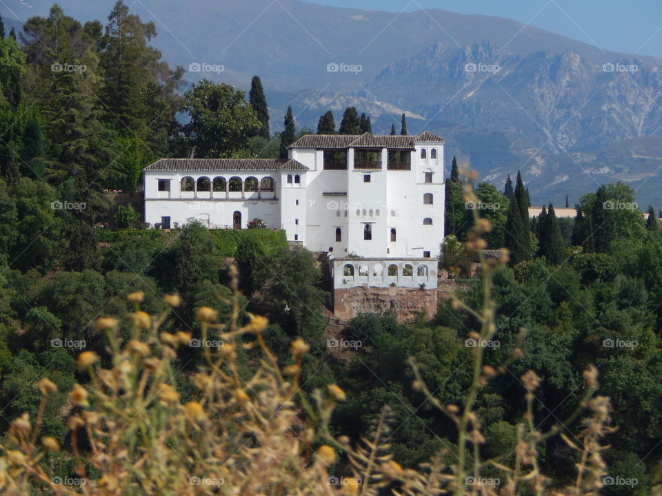 A mansion in the sierra nevada mountains in Granada, Spain 