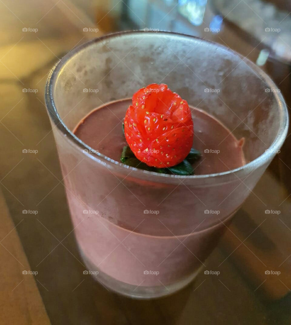 Homemade Chocolate Mousse p🍓🍫