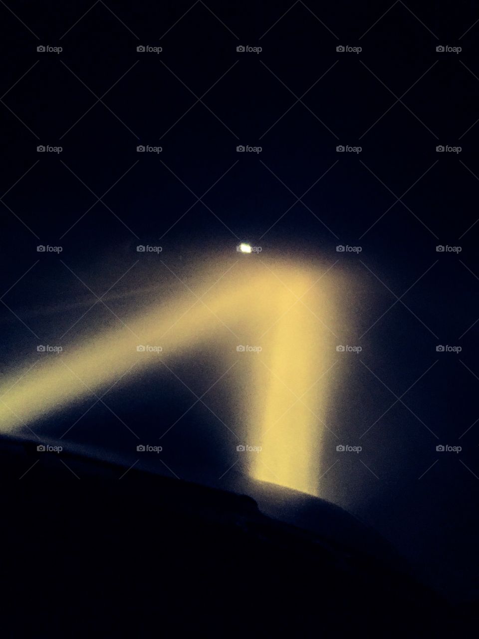 Headlights in the fog