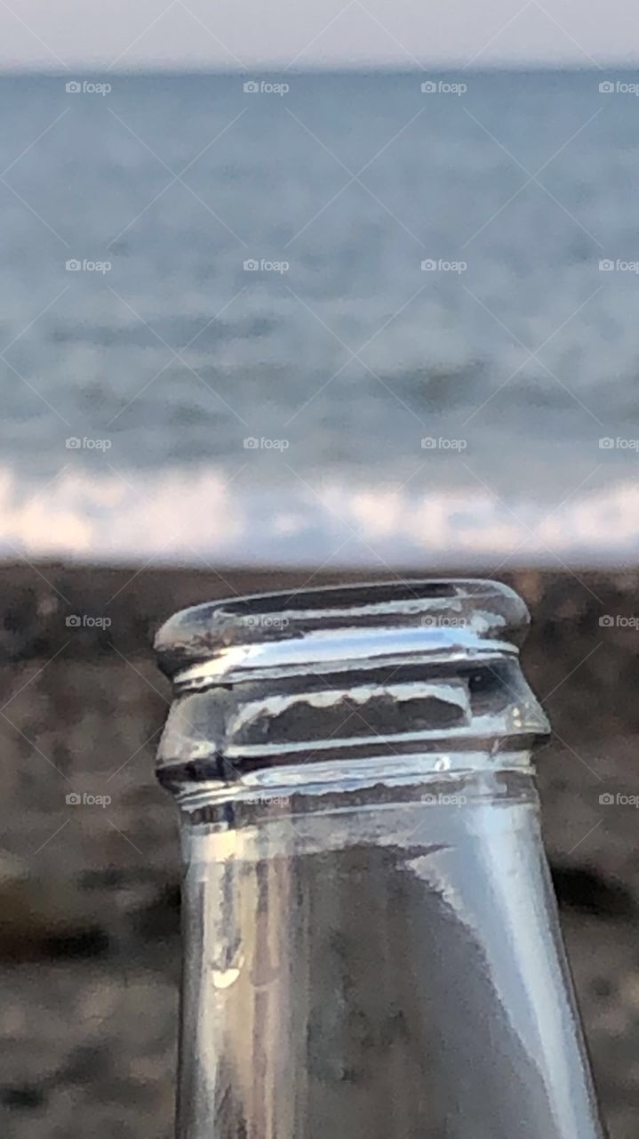 Bottle and ocean 