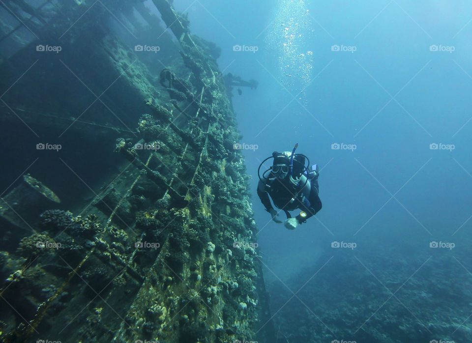 Wreck diving in egypt