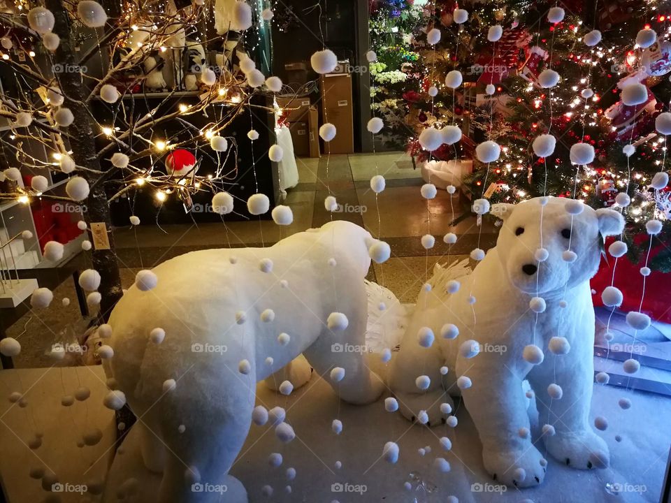 Christmas holiday toys snow Magic fairy tale Bears