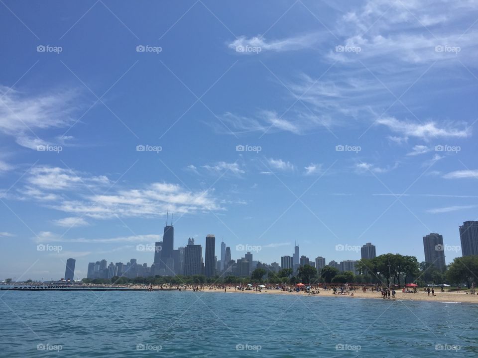 Lake Michigan in Chicago 